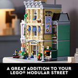 LEGO Icons Police Station 10278 Grote bouwset, verzamelmodelbouwsets voor volwassenen om te bouwen, modulaire gebouwencollectie