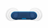 Sony SRS-XB2 draagbare luidspreker (extra bas, waterafstotend, NFC, Bluetooth, 12 uur accuduur) blauw