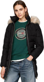 Tommy Hilfiger Heritage Down Tyra jas met bont Ww0ww43234 dames Puffer Jas