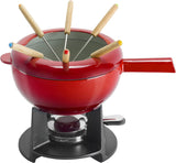 ZWILLING 1003156 Gietijzeren Fondue Set, Rood