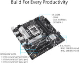 ASUS PRIME B760M-A D4-CSM moederbord Intel B760, LGA 1700, MATX, DDR4, PCIe 5.0, 2 sleuven M.2, WiFi 6E, USB 3.2 Gen 2, Type-C, zwart