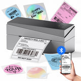 Memoking Bluetooth DHL labelprinter, mobiele Thermo 4 x 6 verzendlabels, printer voor kleine familiebedrijven, 249-BT printer voor eBay, Etsy, UPS, USPS, Amazon, Royal Mail, Hermes, Shopify, FedEx