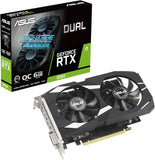 ASUS Dual GeForce RTX 3050 OC Edition 6 GB GDDR6 Gaming grafische kaart (Nvidia GeForce RTX3050 DLSS, PCIe 4.0, 1x HDMI 2.1a, 1x DisplayPort 1.4a, DUAL-RTX3050-O6G)