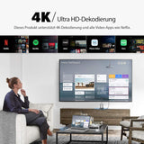 Draadloze HDMI-zender en -ontvanger 4K, 5G 165FT/50M HDMI-extender HDMI VGA Video/Audio Dual Screen-transmissie, live-transmissie voor laptop, tablet, camera, ondersteuning Nefix/TikTok/YouTube