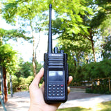 Retevis Ailunce HD1 10W DMR amateurradio, GPS, dual-band, digitale tweewegradio, type-C 3200mAh batterij, IP67 waterdicht, 16 toetsen DTMF, compatibel met hamradio (1 stuks, zwart)