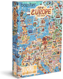 Legpuzzels voor volwassenen 1000 stukjes kaart van Europa puzzel - Europese puzzel 1000 stukjes legpuzzels voor volwassenen en kinderen - Aardrijkskunde geschenken door bopster