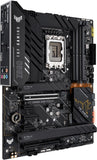 ASUS TUF Gaming Z690-PLUS D4 — LGA 1700 ATX-moederbord (15 DRMO's, PCIe 5.0, DDR4 RAM, vier M.2-slots, 2,5 GB Ethernet, USB 3.2 Gen 2 Type-C voorkant, Thunderbolt 4-compatibel, RGB-verlichting)