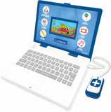 Lexibook - Educatieve en tweetalige laptop Frans/Engels - Speelgoed voor kinderen 130 activiteiten, leren spelen, spelletjes en muziek - Blauw - JC798i1