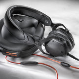 V-MODA XS On-Ear metalen ruisonderdrukking hoofdtelefoon (mat zwart metaal)