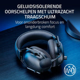 Razer Blackshark V2 Pro (Playstation) - Draadloze Console E-Sports Headset voor PS5 (TriForce 50mm driver, HyperSpeed Wireless, FPS audio profiel, afneembare HyperClear microfoon) Zwart