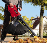 Einhell Elektrische bladzuiger GC-EL 3024 E (zuig-/blaasfunctie, zuigbuis Ø75 mm, zuigkracht 650 m³/h, hakselfunctie10:1, blaassnelheid 240 km/h, opvangzak 40 L)