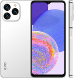 KXD A07 Android 12 smartphone zonder abonnement, 6,52 inch simlockvrije mobiele telefoons, 4 GB + 64 GB, externe SD 256 GB,13 MP + 8 MP camera,dual-sim, batterij 4500 mAh Face ID FM wit