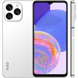 KXD A07 Android 12 smartphone zonder abonnement, 6,52 inch simlockvrije mobiele telefoons, 4 GB + 64 GB, externe SD 256 GB,13 MP + 8 MP camera,dual-sim, batterij 4500 mAh Face ID FM wit