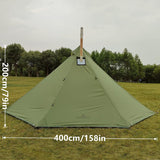 Longeek 1-4 Persoon Tipi Tent Camping Wandelen Verwarmde Onderdak HUT Schoorsteen hot Tipi Gemakkelijk Opzetten