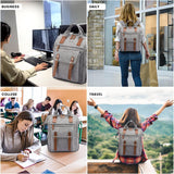 LOVEVOOK Laptoprugzak voor Dames, 17 inch Waterdicht Rugzak Dames Schoolrugzak voor Jongens en Tieners met Kleine Opbergtas, Grote Rugzakken voor Reizen School Universiteit Werk