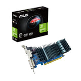 ASUS GeForce GT 710 (2 GB DDR3 EVO Low Profile-grafische kaart voor stille HTPC's, 2 GB, DDR3, 954 MHz)