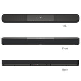 Sennheiser 700143 AMBEO Soundbar Plus voor TV en Muziek - EU Plug - met 3D Surround Sound Virtuele 7.1.4 Speaker Setup ingebouwde Dual Subwoofers Geavanceerde Streaming Connectiviteit Zwart