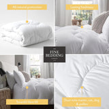 The Fine Bedding Company - Allergy Defence Dekbed - 10,5 TOG - Gemaakt van gerecyclede materialen - Anti-Allergie & Hypoallergeen - Tweepersoons