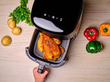 Tefal EY2458 Easy Fry Max 5L Airfryer Black for up to six people, healthy and delicious meals, saves time and energy, digital control panel, 10 automatic cooking programs