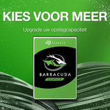 Seagate BarraCuda, 8 TB, interne harde schijf, 3,5 inch, SATA, 6 Gb/s, 5.400 RPM, 256 MB cache, voor computer, desktop-pc, FFP (ST8000DMZ04/004)