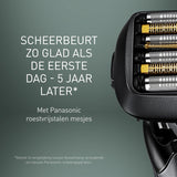 Panasonic Series 900+ ES-LS6A Nat & Droog Elektrisch Scheerapparaat 6 Mesjes Voor Mannen, Elektrisch Scheerapparaat Met Responsieve Baardsensor