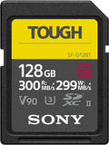 Sony SF-G128T SD-geheugenkaart (128 GB, UHS-II, SD Tough, G-serie)