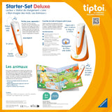 Ravensburger - tiptoi® - Starter Set Deluxe - Reader + laadstation + Boek Mijn Woordprenten De dieren - Elektronisch educatief spel zonder scherm - Vanaf 3 jaar - Franse versie - 00204