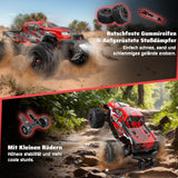 Op afstand bestuurbare auto vanaf 10 jaar, 36+ km/u, 4WD RC auto, offroad voor volwassenen en kinderen, 2,4 GHz 1/18 RC auto, all-terrain waterdichte monstertruck op afstand bestuurd, op afstand