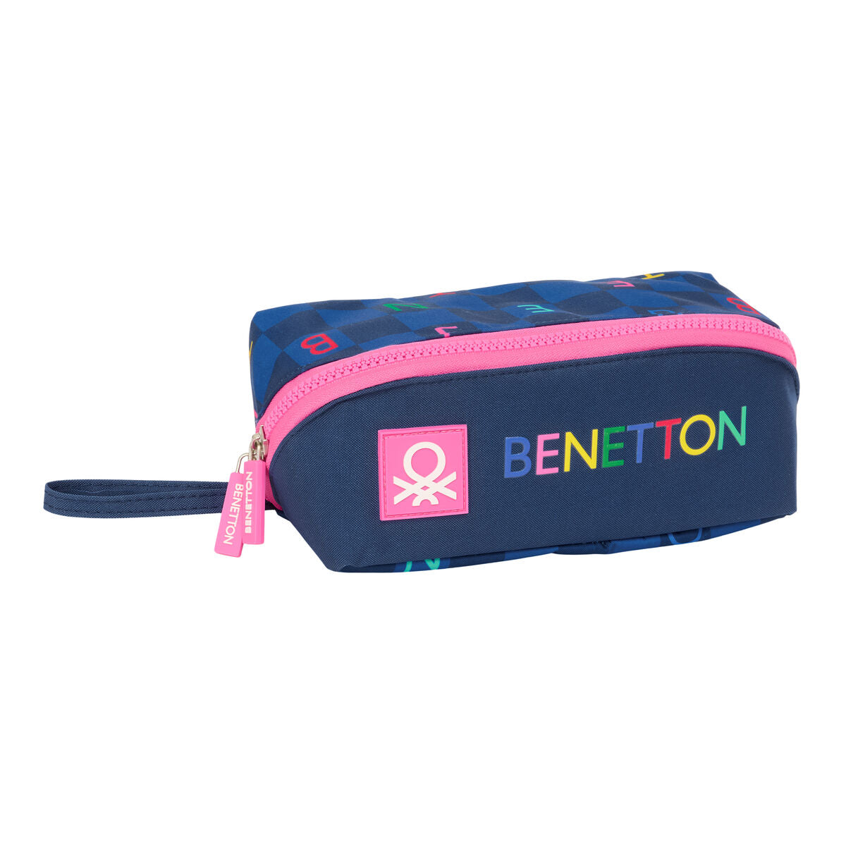 Alleshouder Benetton Damero Marineblauw 20 x 8 x 8 cm