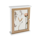 Sleutelkastje Versa Blommor Hout MDF 6,5 x 26 x 20 cm