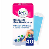 Ontharingspads Lichaam Veet Pure Gevoelige huid Lichaam Benen (40 Stuks)