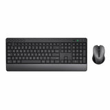 Toetsenbord en muis Trust Trezo Zwart Qwerty Spaans Spaans QZERTY