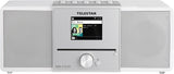 Telestar DIRA S 32i CD - internetradio/DAB+ digitale radio (stereo, FM/DAB/DAB+, cd-speler, WLAN, LAN, Bluetooth, streaming (Amazon Music, Napster UVM.), USB Recording, DSP Sound) wit