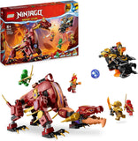 LEGO 71793 NINJAGO Heatwave transformerende lavadraak, Ninja en Draken Speelgoed Set met Mythisch Wezen Figuur, plus Kai & Lloyd Mini Figuren, Cadeau Idee