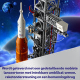 LEGO Icons NASA Artemis ruimtelanceersysteem, Woonaccessoire of Kantoor Decoratie, Creatieve Hobby, Bouwpakket voor Volwassenen met Orion-capsule en Lanceertoren, Cadeau voor Hem of Haar 10341