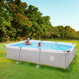Avenli Rectangular textured pool, grey