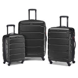 Samsonite Omni PC hardcase bagage uitbreidbaar met spinwielen, zwart, 3-Piece Set (20/24/28), Omni PC hardcase bagage uitbreidbaar met spinwielen