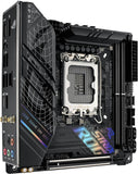 ASUS ROG STRIX B760-I GAMING WIFI Moederbord Socket Intel LGA 1700 (Intel B760, Mini ITX, DDR5-geheugen, WiFi 6E, PCIe 5.0, 2x PCIe 4.0 M.2, Aura Sync)