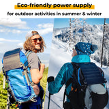 Sunnybag LEAF PRO | Flexibel zonnepaneel | 7,5 watt | USB-poort | Zonnelader voor mobiele telefoon, smartphone, powerbank | Perfect voor wandelen, kamperen, buiten