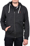 Ralph Lauren Polo Classic Full-Zip Fleece Hooded Sweatshirt, Black Heather, XL, Zwarte Heather, XL