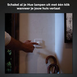 Philips Hue Smart Button - Bedien Lampen met één Klik - Flexibele en Draadloze Montage - Verbind met Bluetooth of Bridge - Werkt met Alexa en Google Home - Draadloze Schakelaar