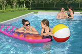 Bestway Power Steel Frame Pool Set with Filter Pump 404 x 201 x 100 cm, Light Grey, Square