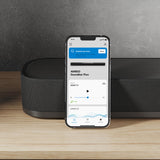 Sennheiser 700143 AMBEO Soundbar Plus voor TV en Muziek - EU Plug - met 3D Surround Sound Virtuele 7.1.4 Speaker Setup ingebouwde Dual Subwoofers Geavanceerde Streaming Connectiviteit Zwart