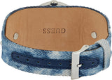 Guess Analoog dameshorloge kwarts met armband van textiel/leer W1141L1, Foema gorro graduación, 36MM, Strepen