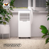 MONZANA® Airco MZKA2000 Mobiel Luchtafvoerslang 7000BTU 3-in-1 750W 24u Timer 25m² Afstandsbediening Rolluikkit