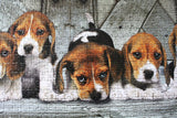 Clementoni Volwassen Puzzel, Beagles - 1000 Stukjes - Panorama Puzzle, 14-99 jaar, 39435, Meerkleurig