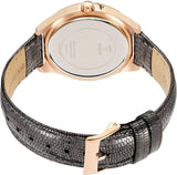 Guess Analoog kwartshorloge voor dames met leren armband W0626L2, Roségoud, band