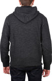 Ralph Lauren Polo Classic Full-Zip Fleece Hooded Sweatshirt, Black Heather, XL, Zwarte Heather, XL