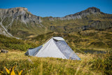 Coleman Cobra 3, ultralicht en compact voor 3 personen, 100% waterdicht, genaaide vloerdoek, trekkingtent met aluminium stangen, snelpitching, uniseks, grijs, eenheidsmaat