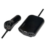 LogiLink USB Car Charger2+2-Port24W